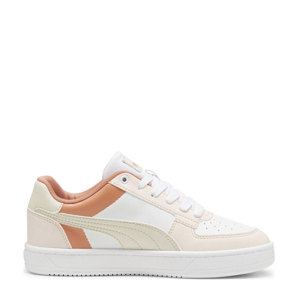 Puma Caven 2.0 Blocksneakers wit-ecru-koraal
