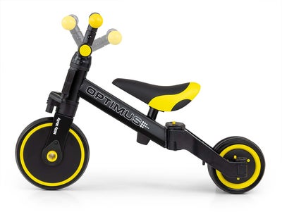 Milly Mally Optimus 3-in-1 Trehjulssykkel, Svart