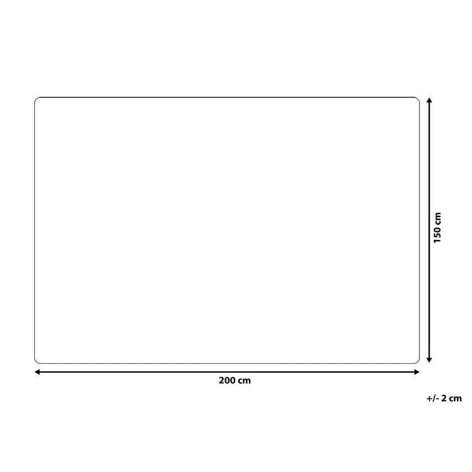 MARAKA - Bedsprei - Rood - 150 x 200 cm - Katoen