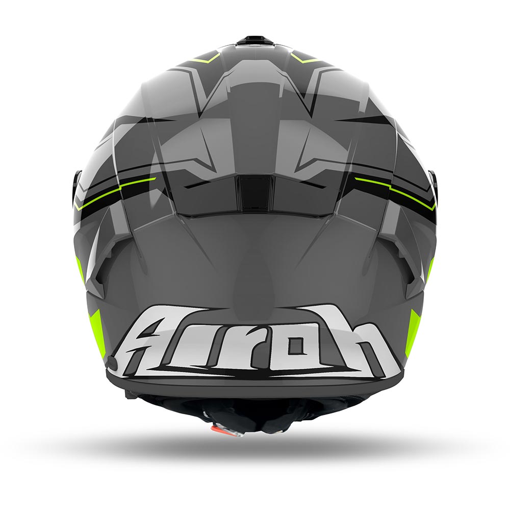 Airoh - Casque Spark 2 Dart Gris / Noir / Jaune fluo / Brillant