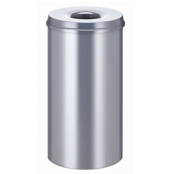 Vepa Bins Vlamdovende papierbak 50 ltr Zilver  (VB105000ZI)