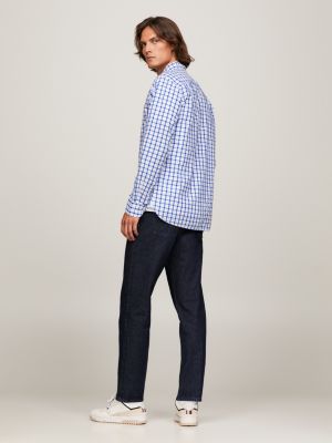 Camisa Flex Micro Check Regular Fit