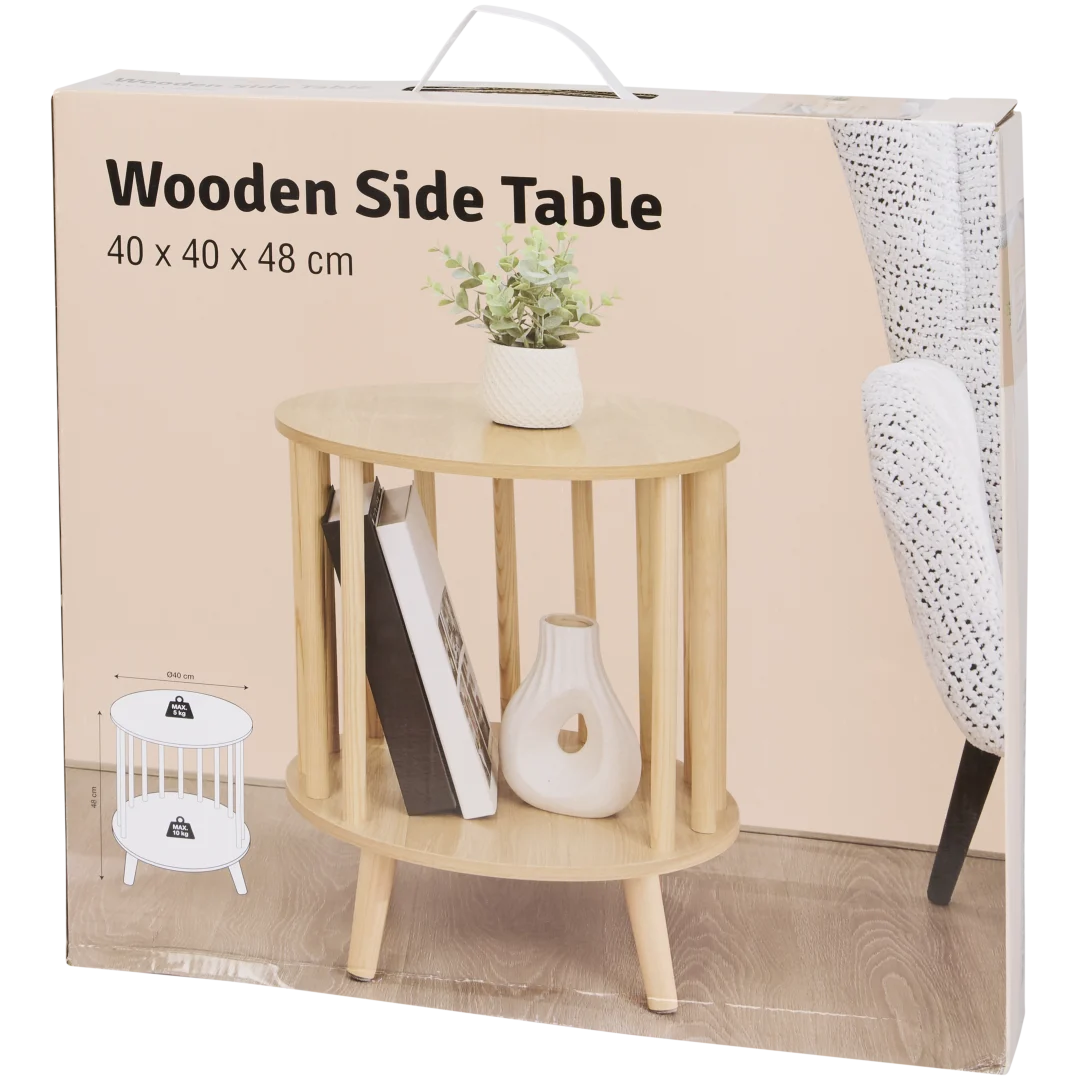 Table d’appoint en bois
