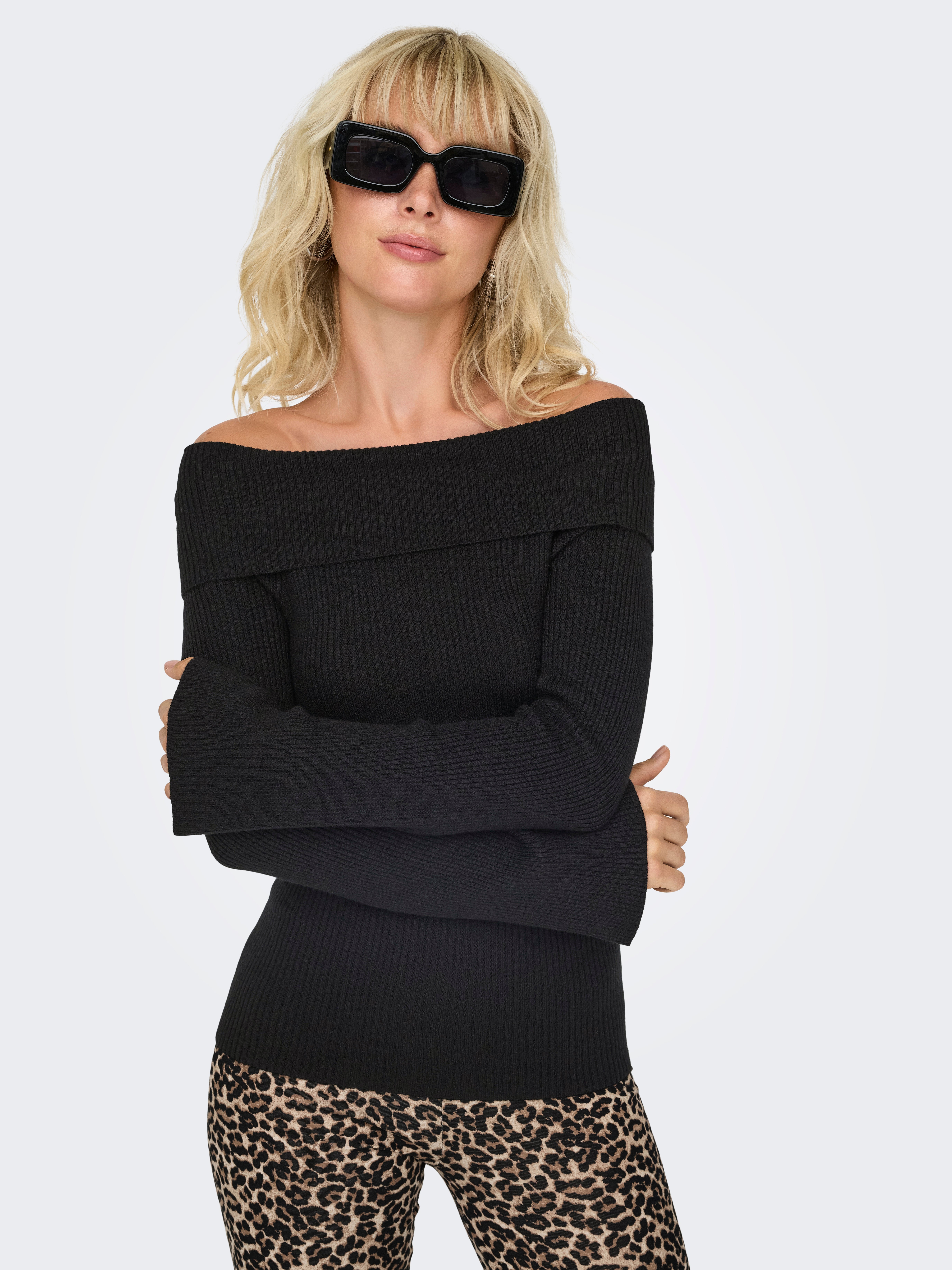 ONLJAYDEN Strickpullover Black