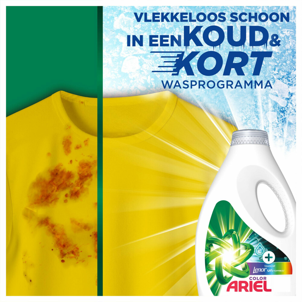 Ariel Vloeibaar Wasmiddel Color Lenor Unstoppables 31 Wasbeurten1395 ml