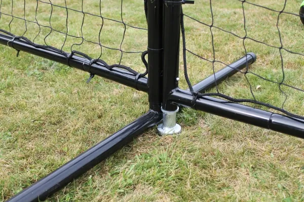 EXIT Backstop Net 900, Sort, Fodbold, Metal, Galvaniseret, Sort, 3 stk