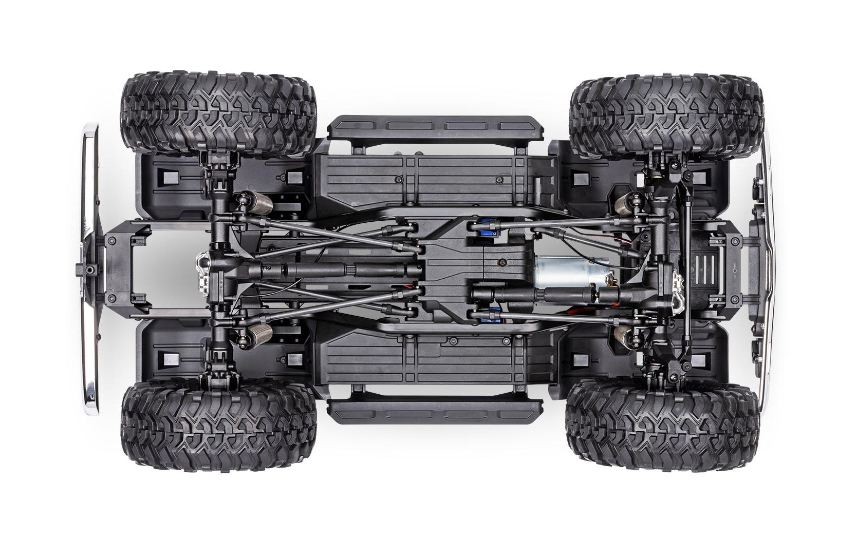 Scale Crawler TRX-4 Chevy K5 Blazer Schwarz, ARTR, 1:10<br>High Trail Rockcrawler mit Chevrolet Squarebody Karosserie