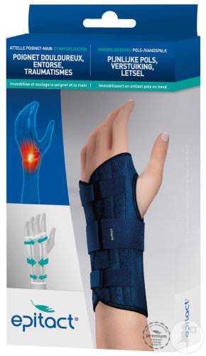 Epitact Attelle D'Immobilisation Poignet-Main Droite Taille S 1 Pièce