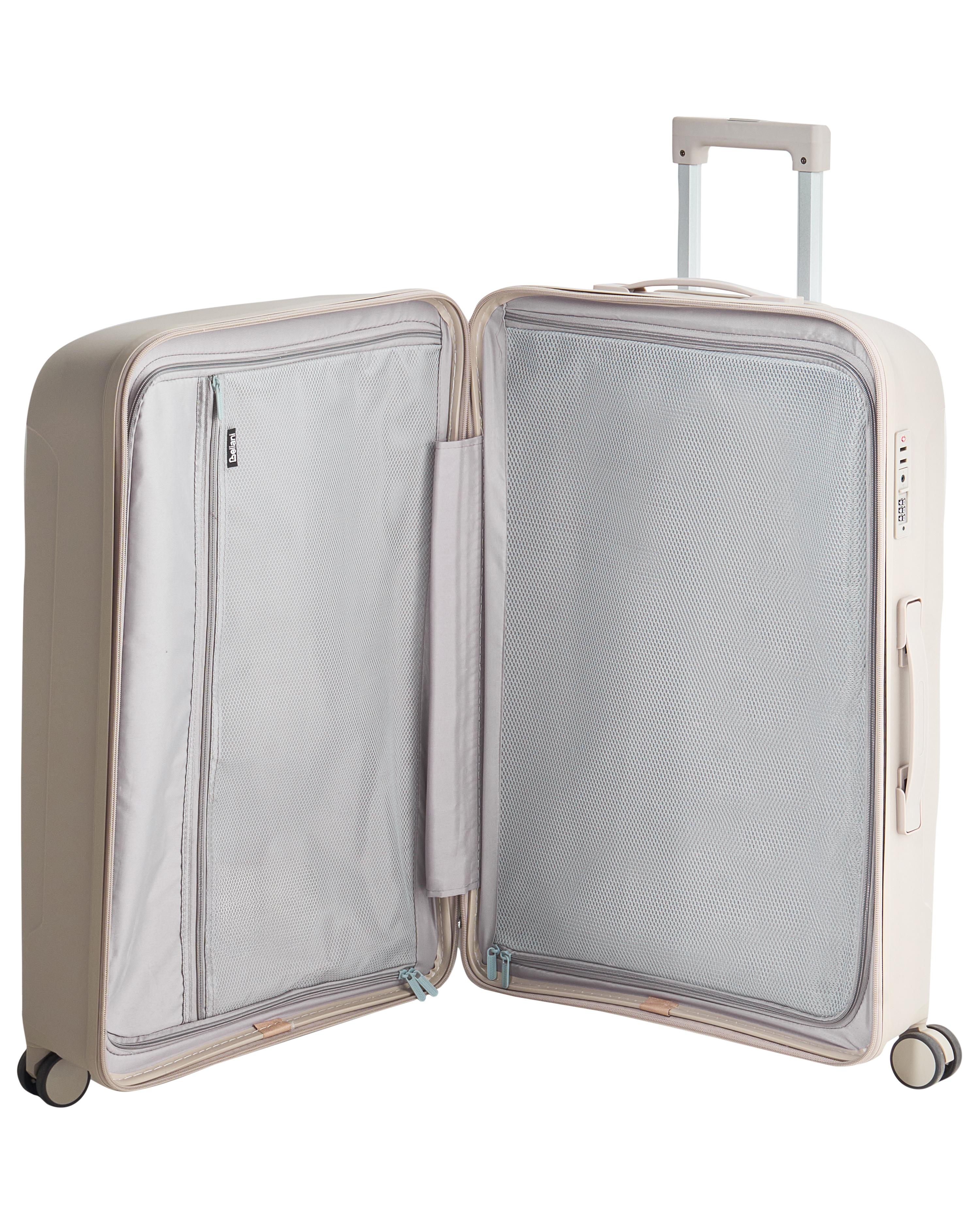 Set van 3 harde koffers TONSAI Lichtbeige
