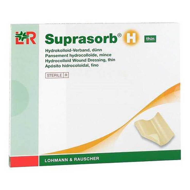 Suprasorb H Hydrokolloidverband dünn 5x5 cm, 10 St