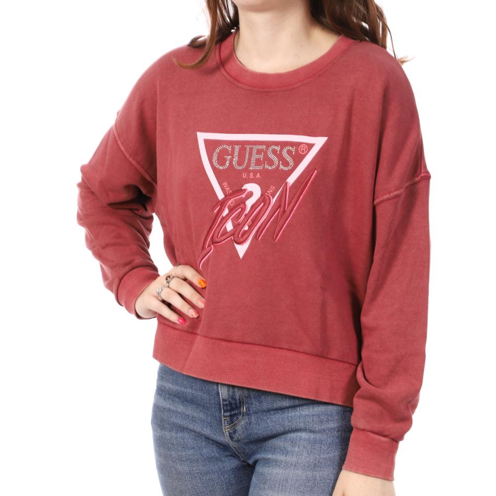 Guess Sweat Rouge Femme Guess G-W3GQ03