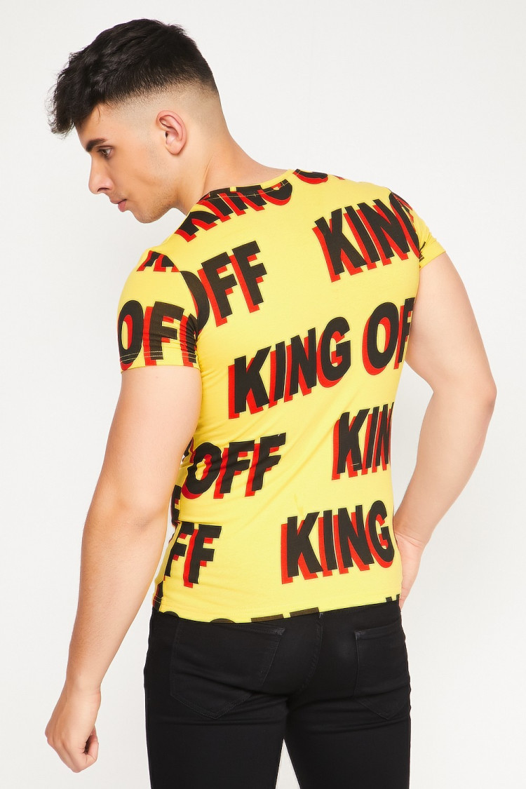 T-shirt jaune 