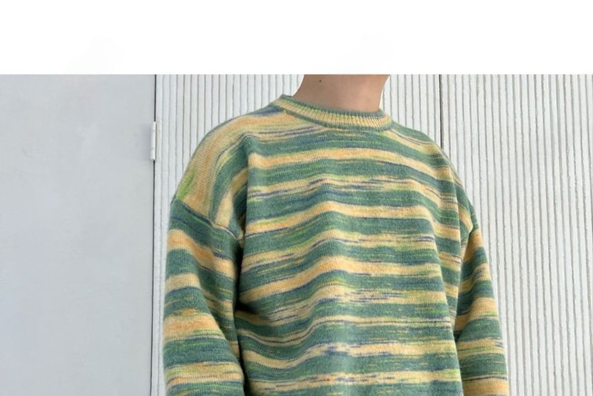 SeoulPop - Unisex gestreepte losse trui