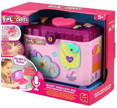 Jumbo Funlockets - Secret Jewellery Box with Message Recorder