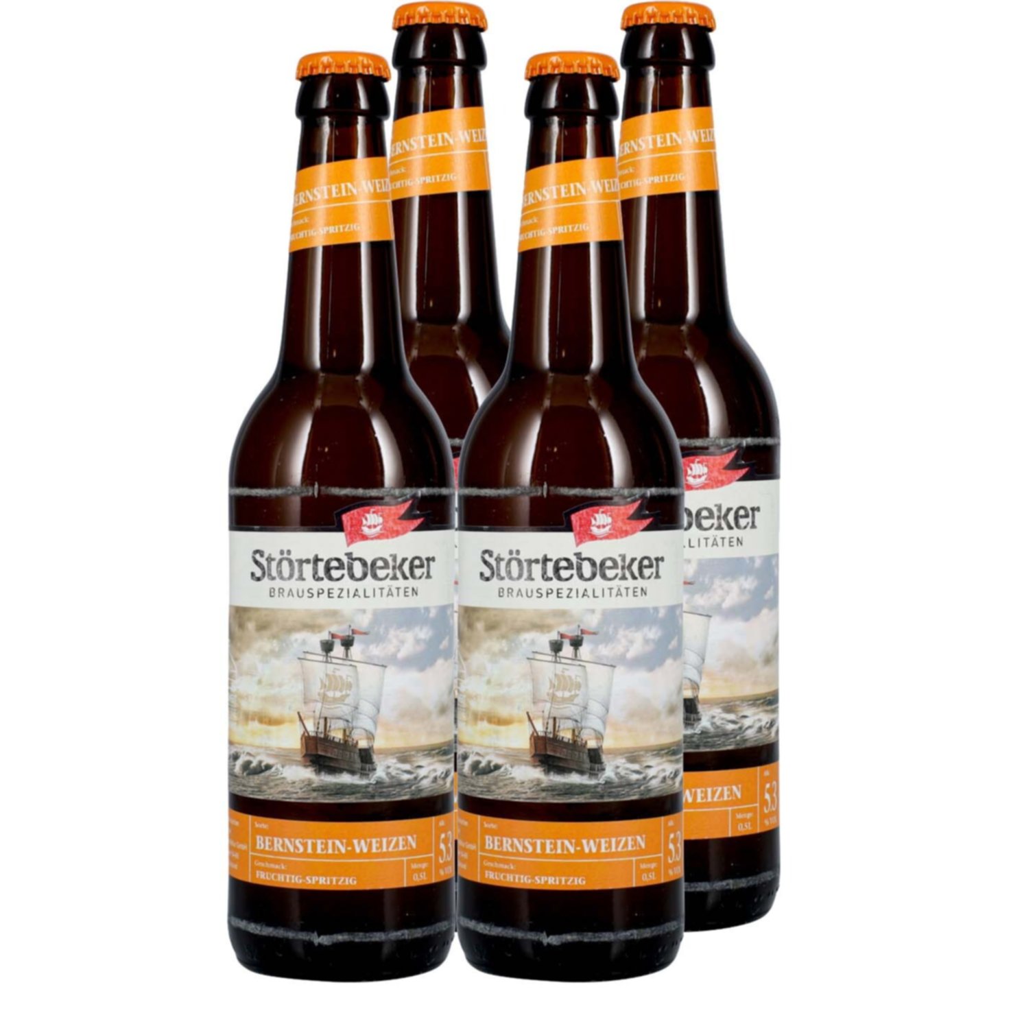 Störtebeker Bernstein Weizen 4x 50cl -4x 50cl