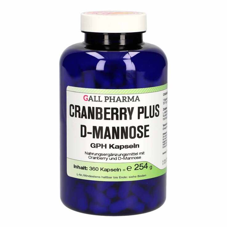 Cranberry Plus D-Mannose GPH Kapseln, 360 St