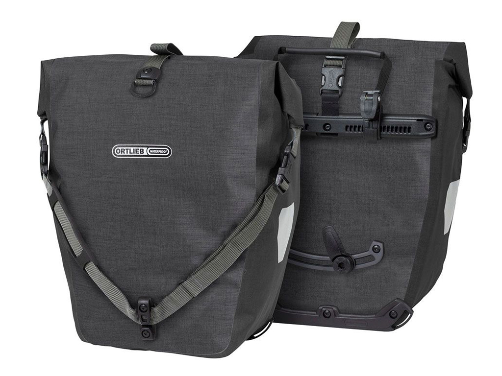 Ortlieb Back-Roller Plus dubbele fietstas - Granite/Black