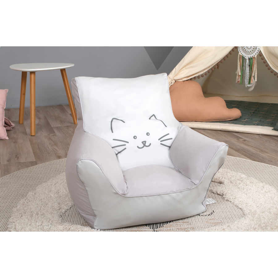 knorr toys® Kindersitzsack Katze Lilli beige