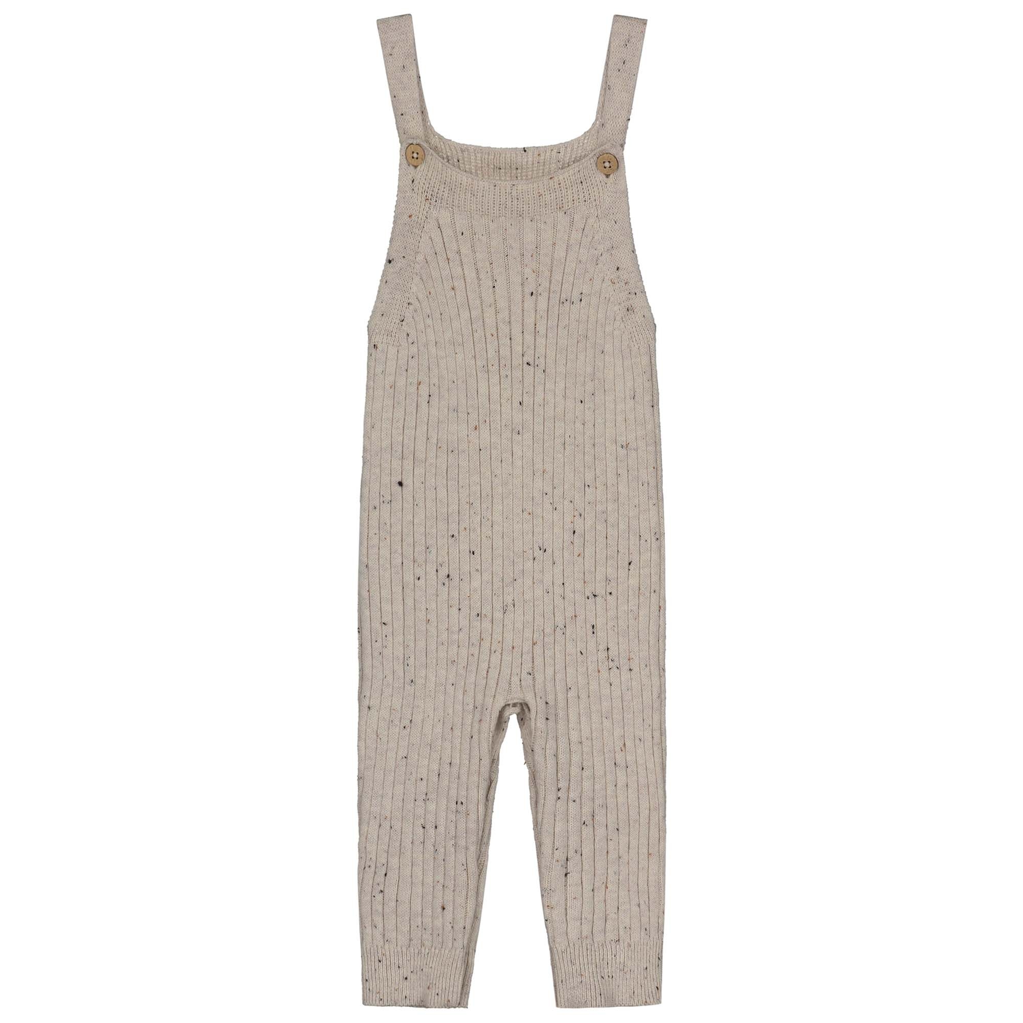 Sweet Petit Mini newborn tuinbroek mouwloos effen beige