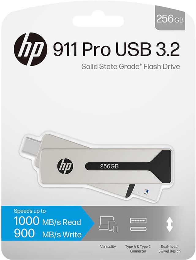 HP 911 PRO USB 3.2 flashdrev 256 GB