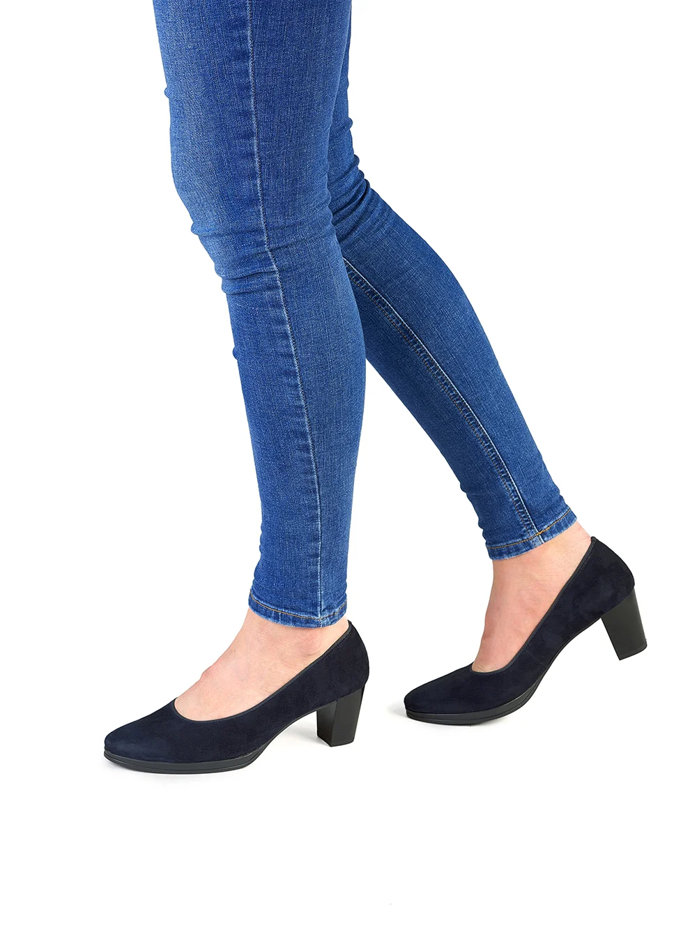 Plateaupumps Orly blau