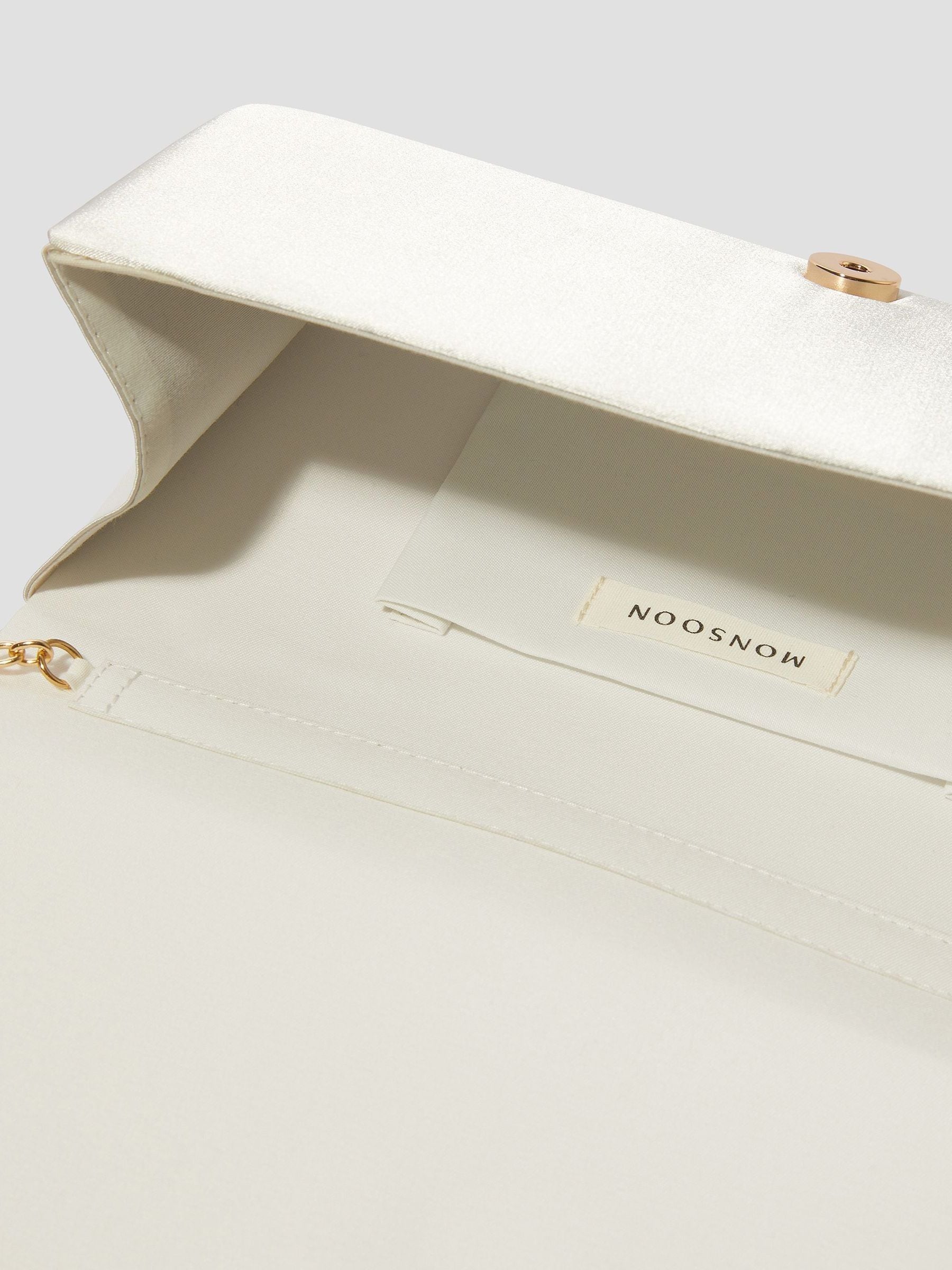 Monsoon Talia Twisted Satin Clutch Bag