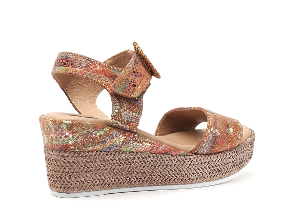 Gr nu pieds talons femme viabe multicolore