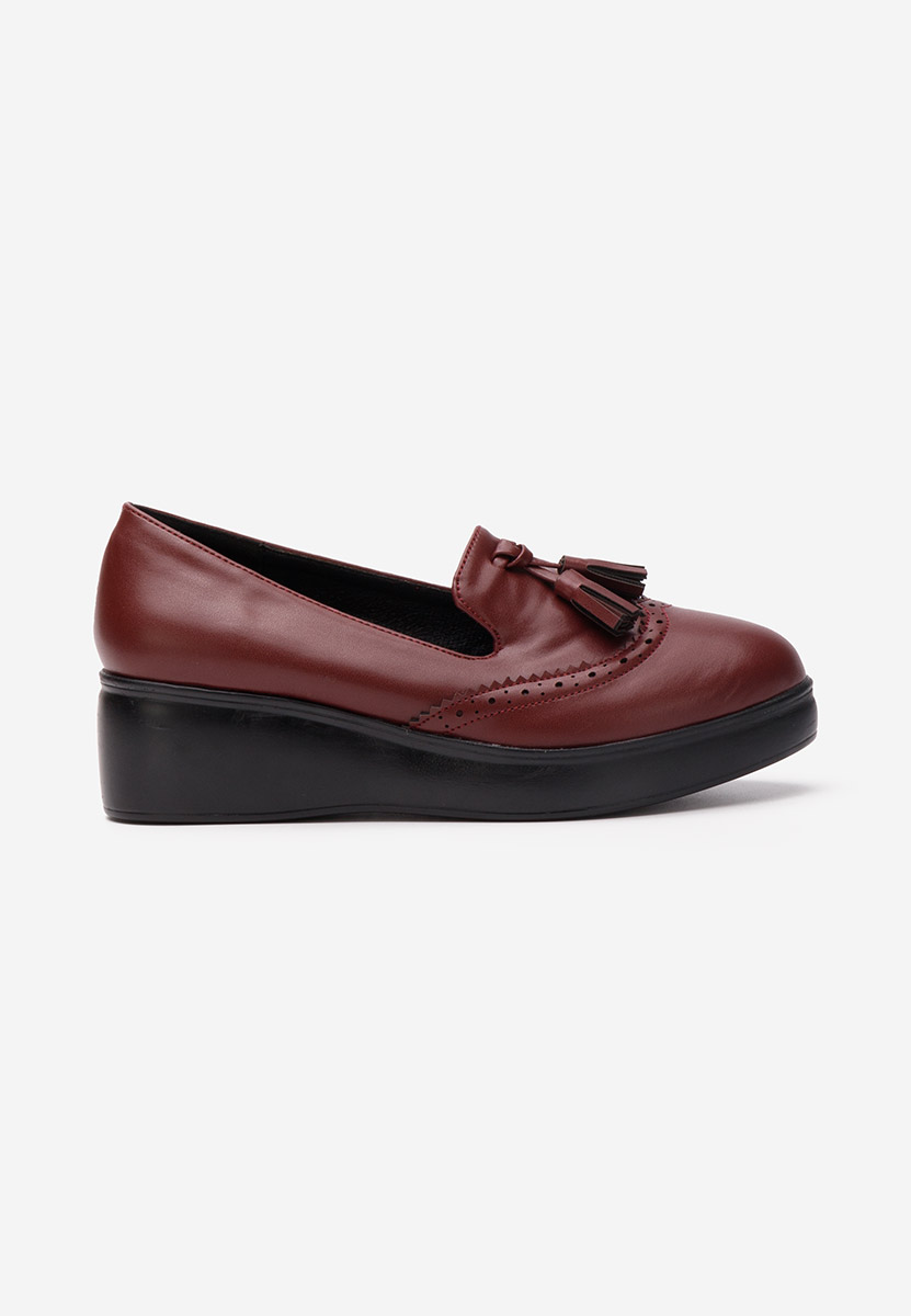 Chaussures casual à plateforme bordeaux Olbia