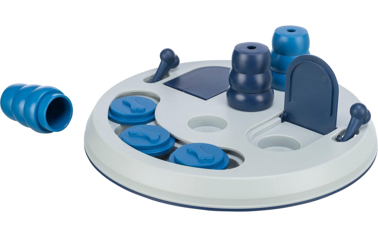 Strategie-Spiel Flip Board XXL, ø 28 cm, Blau/WeissHundespielzeug