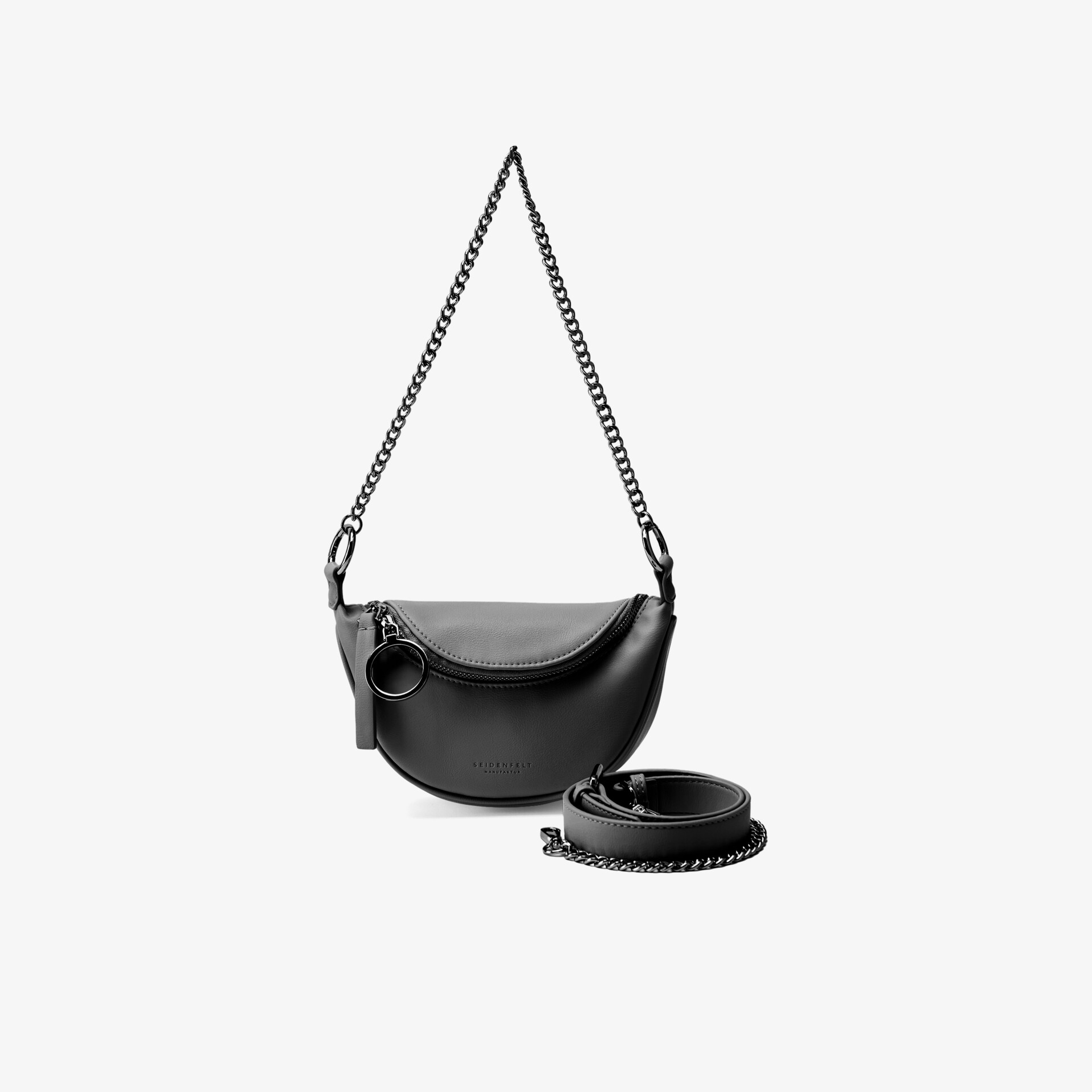 SEIDENFELT Big Skien Damen Umhängetasche schwarz
