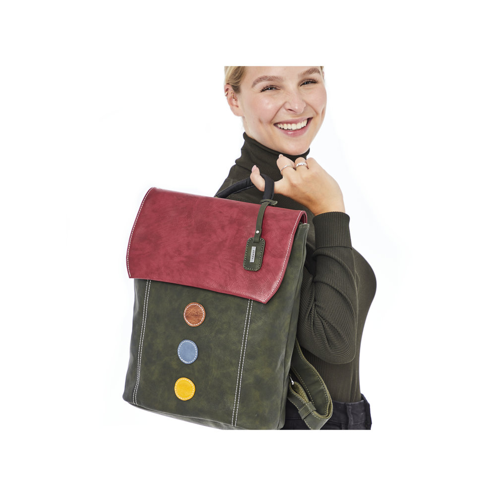 Rieker Rucksack dunkelgrün grün
