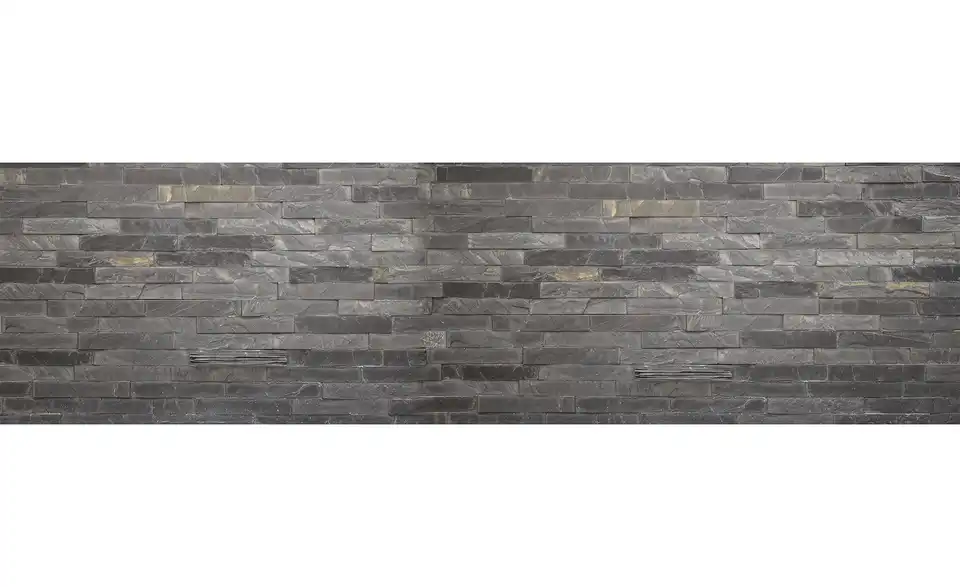 Küchenrückwand-Folie Fixy Black Bricks 280 cm Black Bricks