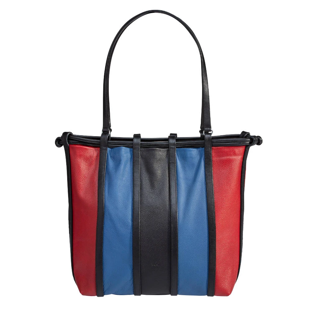 Ricefield Shopper Structure Blue-Red-Black