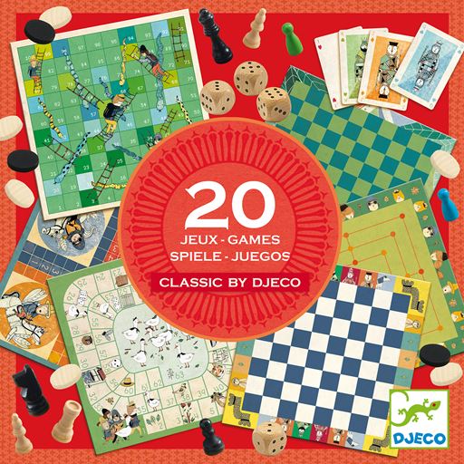 Djeco Spillemagasin M. 20 Klassiske Spil