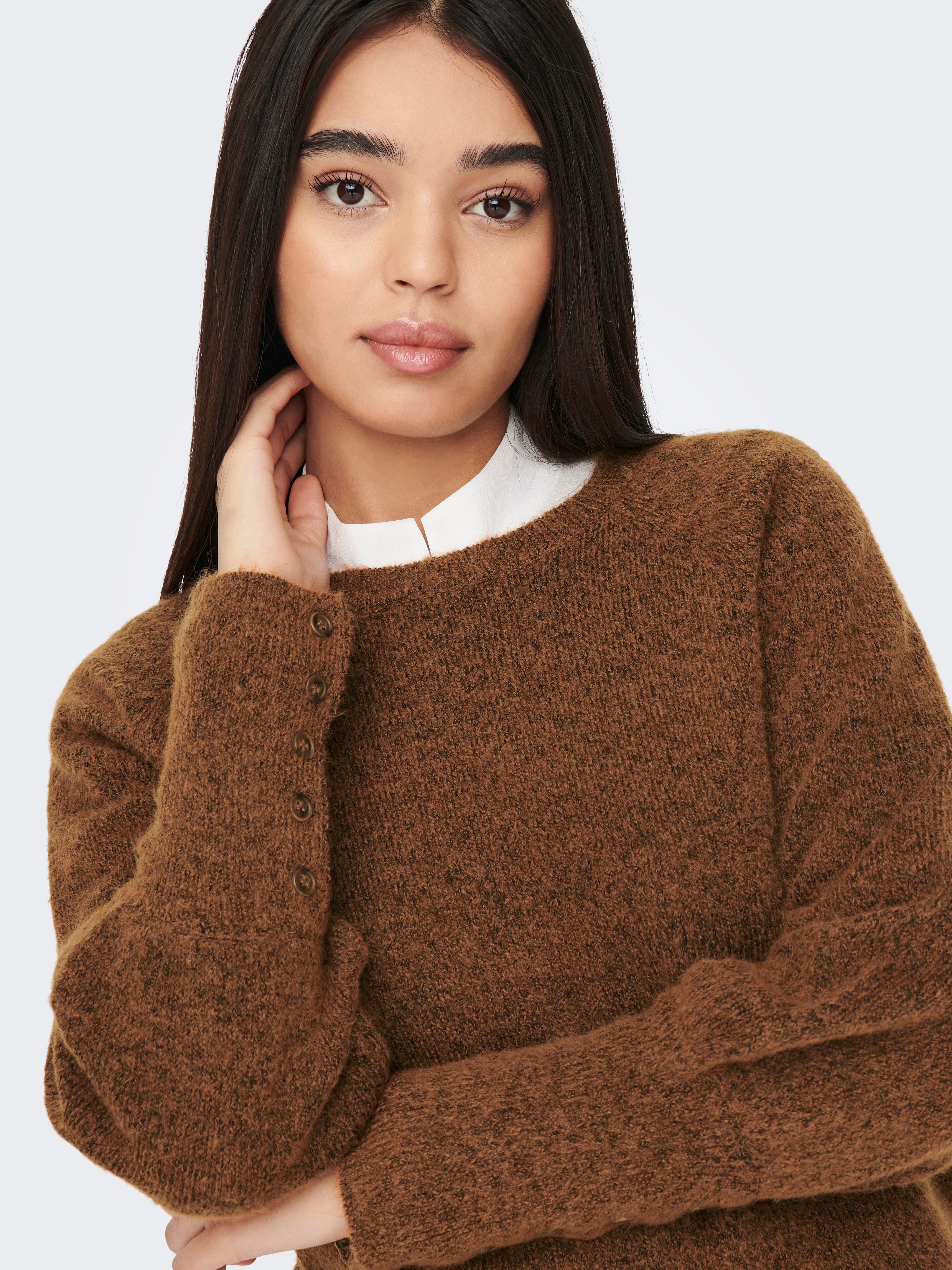 JDYINGE Strickpullover Argan Oil