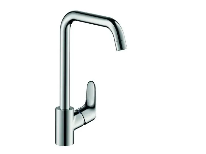 HANSGrohe Focus etgrebs køkkenarmatur - svingningsområde kan justeres i 3 trin på 110°, 150° eller 360°