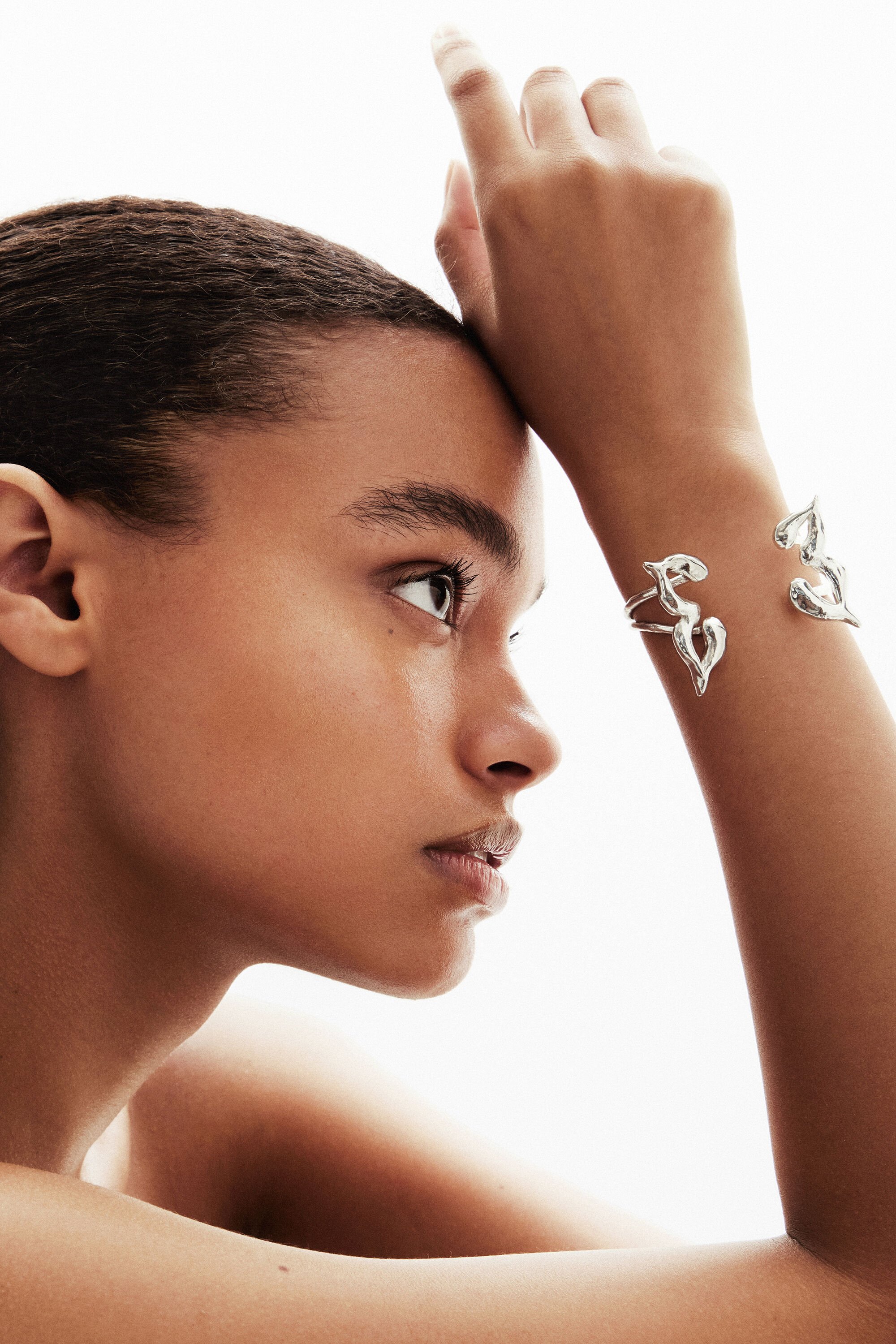 Bracelet papillon plaqué argent Zalio