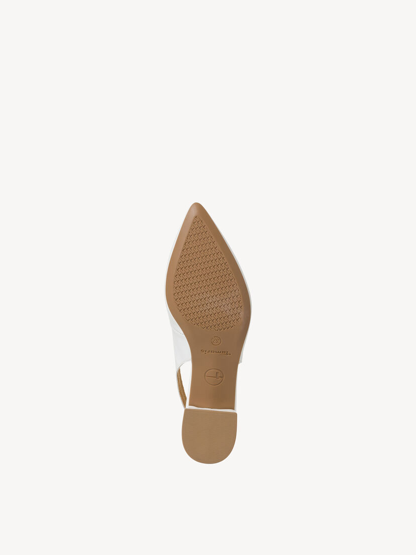 Leren Slingpumps - wit