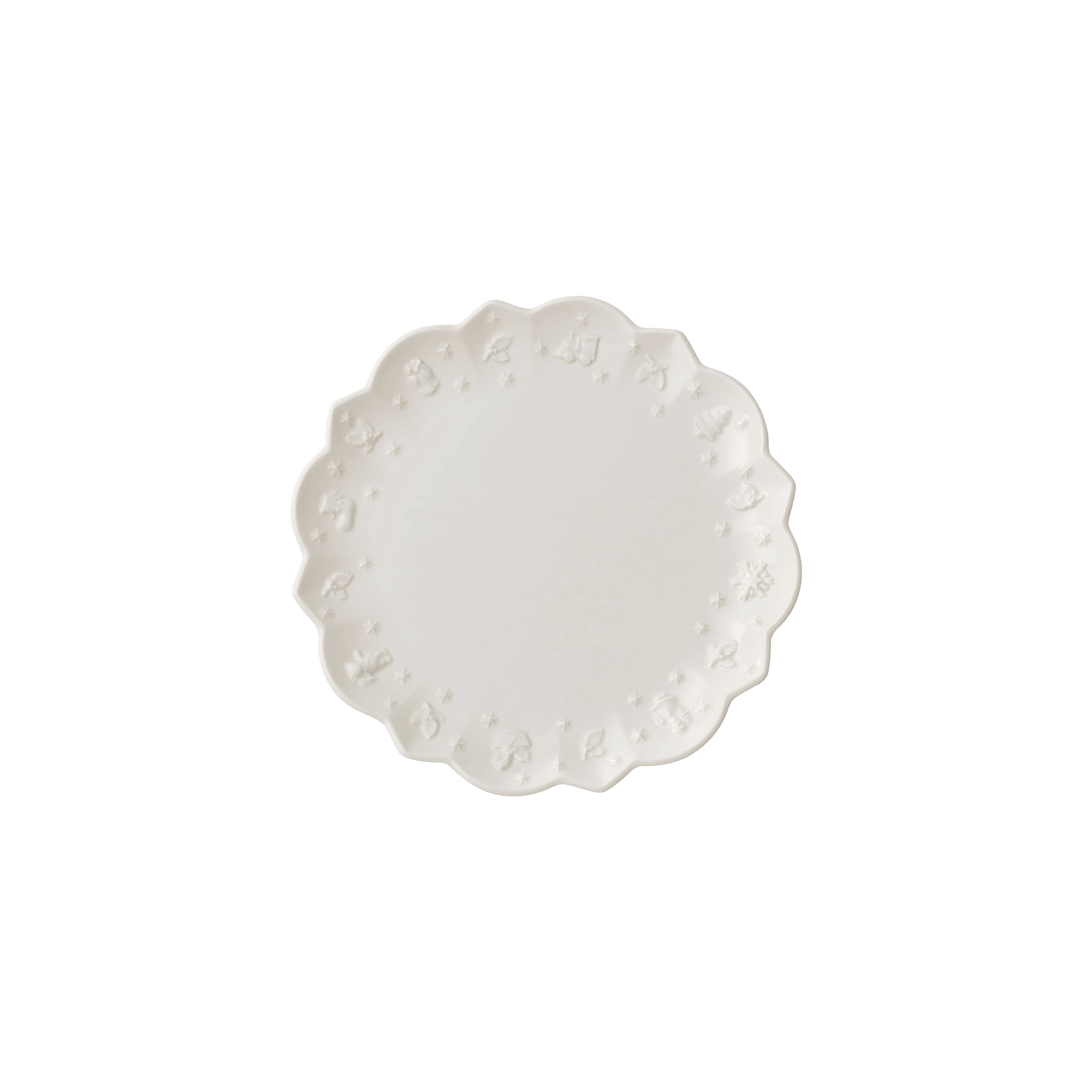 Toy's Delight Royal Classic Appetizer and dessert plate White, 9.2'', Premium Porcelain
