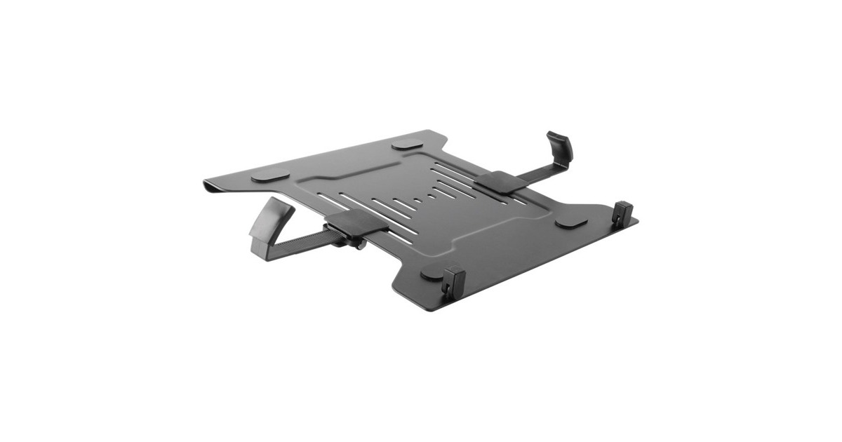 goobayLaptophouder voor monitorarm,10 tot 15,6 inch standaard  (Zwart)