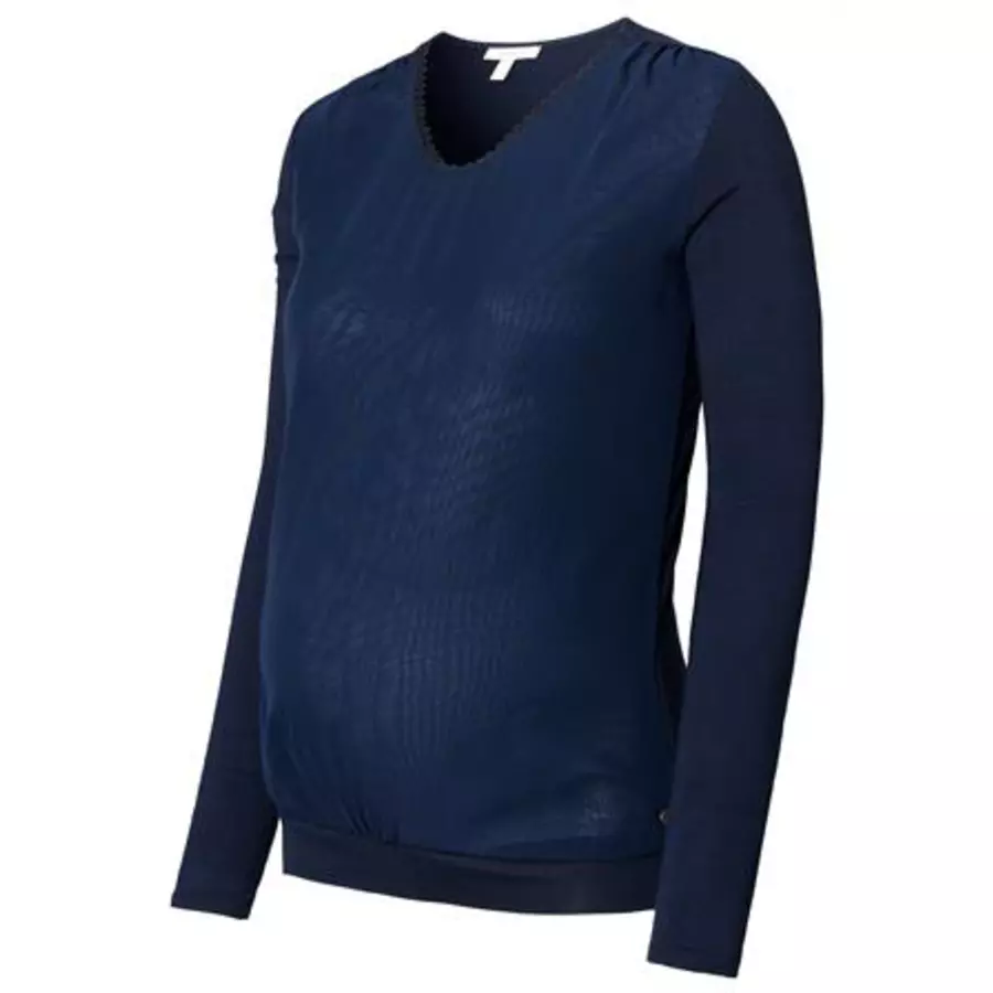 ESPRIT Umstands Longsleeve blau