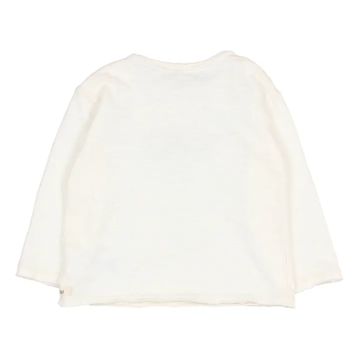Búho T-Shirt Coton Bio Flammé Holidays | Ecru