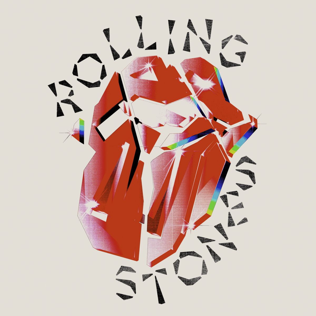 Hackney Diamonds Prism Tongue | The Rolling Stones T-Shirt Manches courtes
