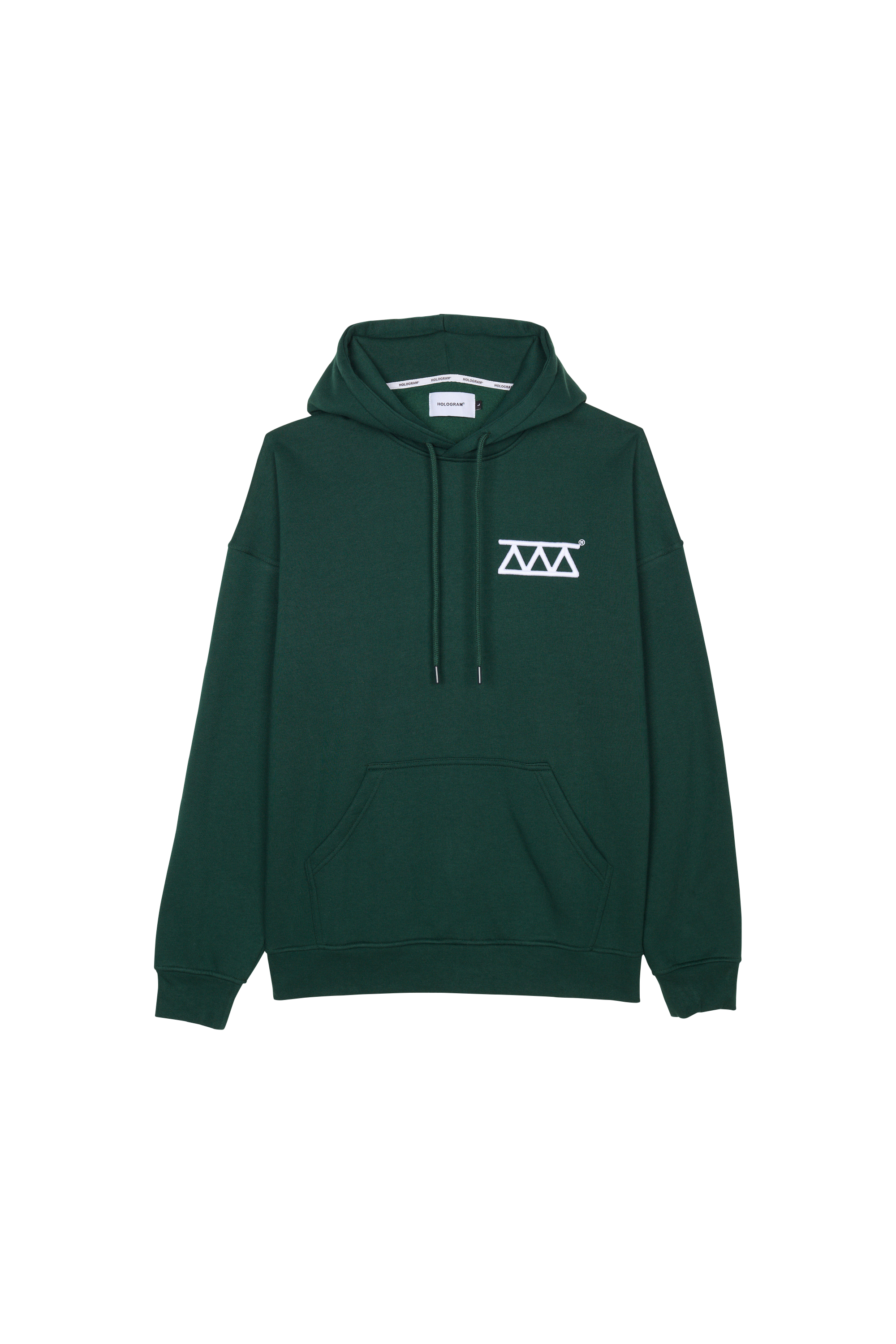 Hologram Hoodie RELIEF GREEN Vert