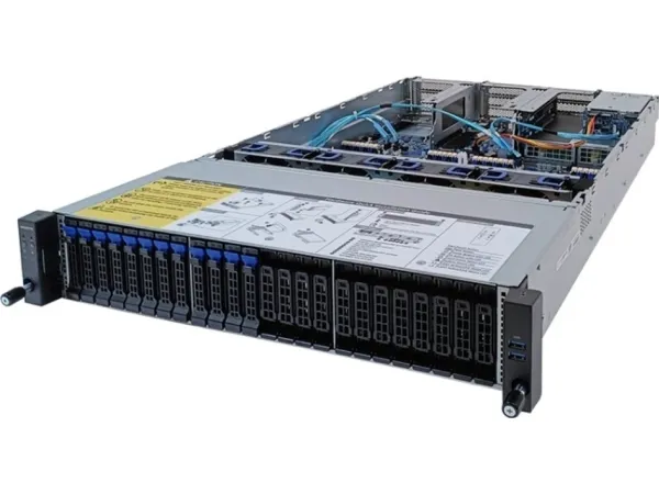Gigabyte R282-Z97 (Rev. A00) - Server - rack-monterbar - 2U - envejs - uden CPU op til - RAM 0 GB - SATA/SAS/NVMe - hot-swap 2.5