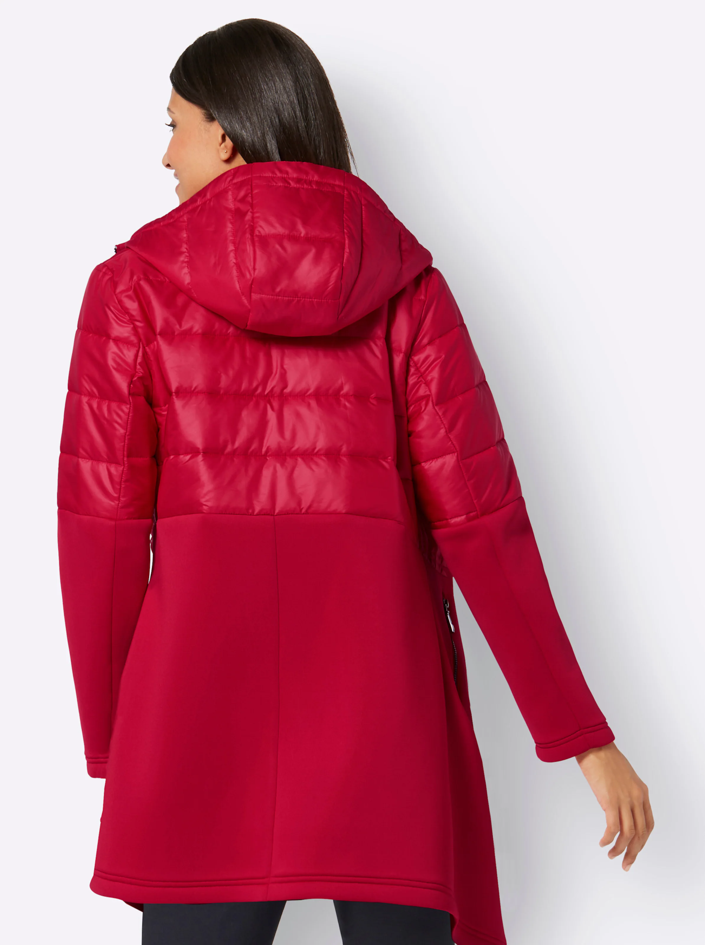 Steppjacke in rot