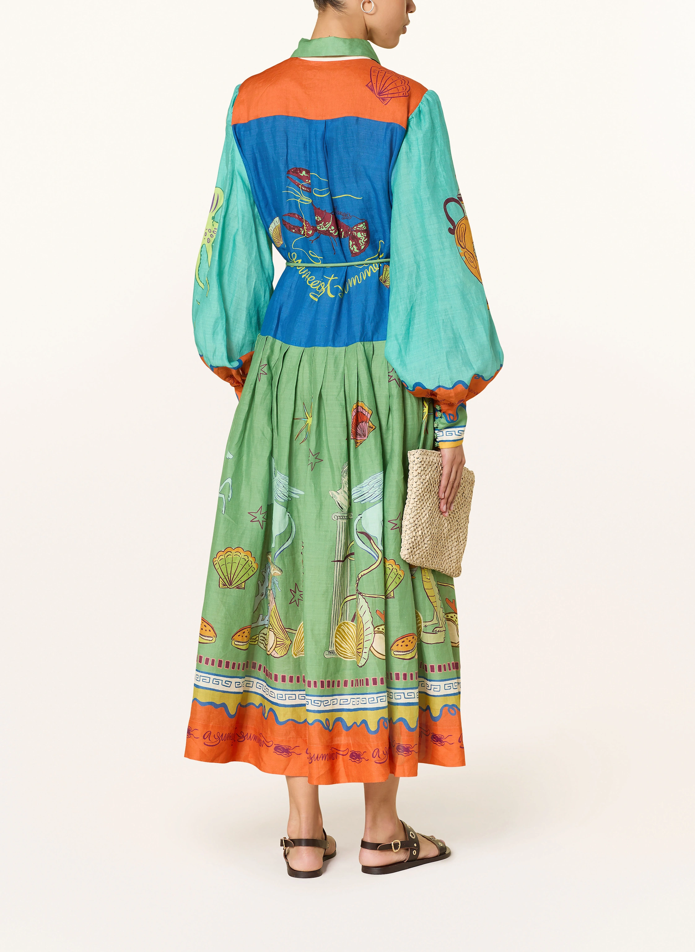 ALÉMAIS Hemdblusenkleid SURREALIST SUMMER