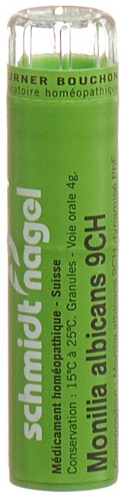 SCHMIDT-NAGEL Monilia albicans 9 CH<br>4 g, Granulat