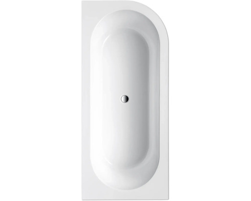 OTTOFOND Messina bad 78 x 178 cm glanzend zwart 703807