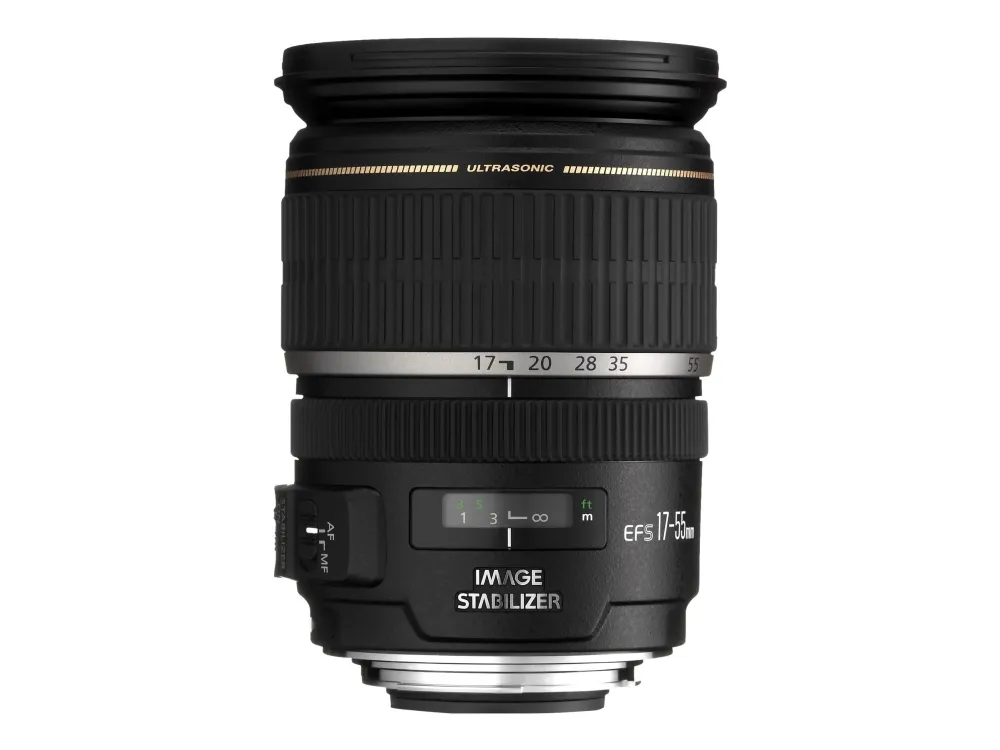 Canon EF-S - Zoomobjektiv - 17 mm - 55 mm - f/2.8 IS USM - Canon EF/EF-S - for EOS 1000, 40, 450, 50, 500, 7D, Kiss F, Kiss X2, Kiss X3, Rebel T1i, Rebel XS, Rebel XSi